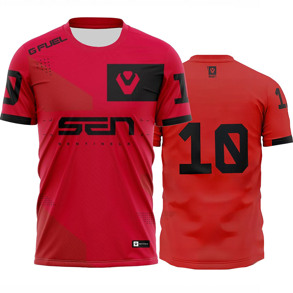 Thumbnail: Sentinels 2024 Esports Team Men's Jersey Summer Sports Short Sleeve T-Shirt Cust