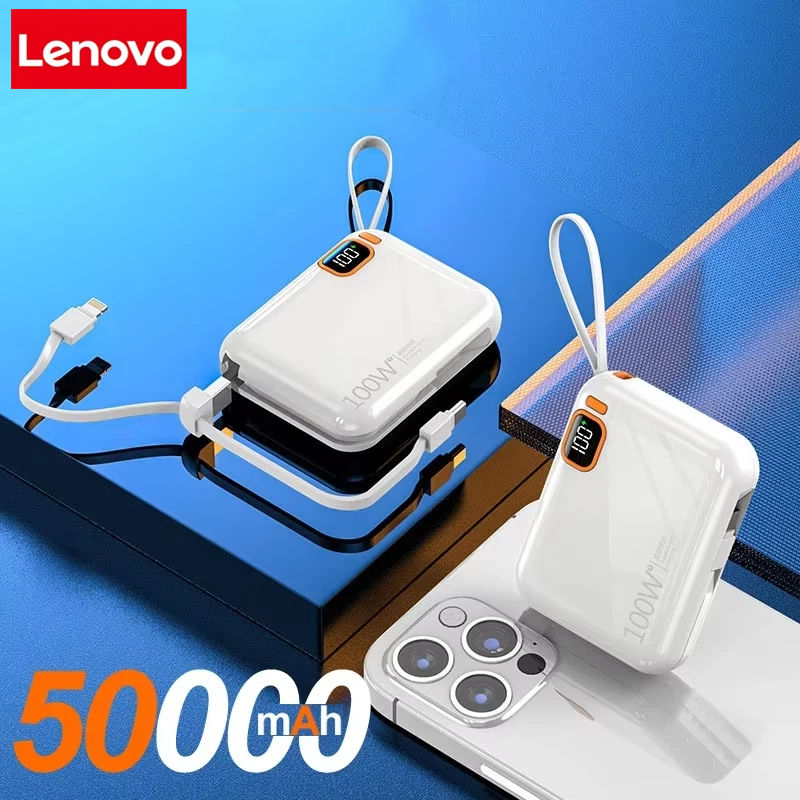 Thumbnail: Lenovo PD120W 200000mAh Power Bank Portable High-Capacity USB Type C Two-way Fas