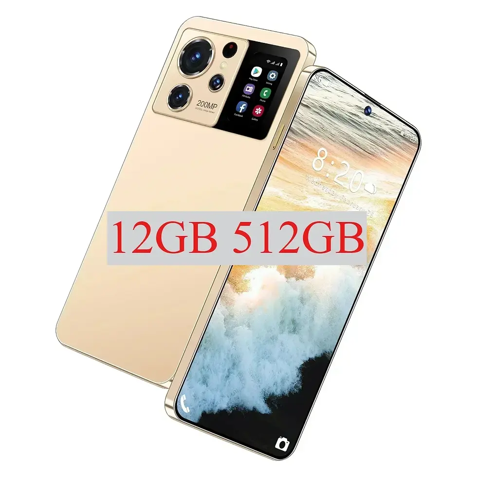 Thumbnail: Cellphones S24 Ultra 7.3Inch 4G 5G Dual SIM Original Smartphone 6800mAh Cell Pho