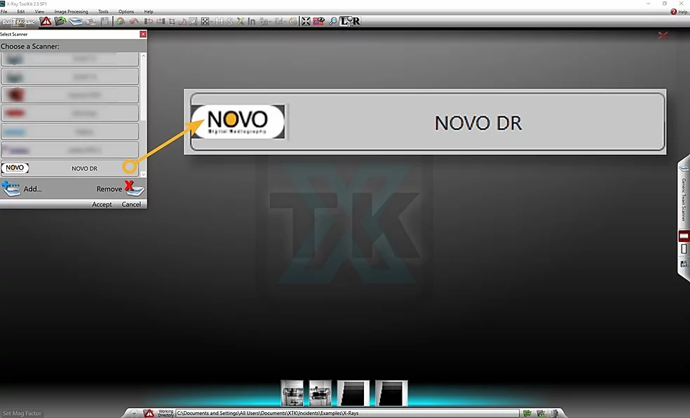 NOVO’s systems are compatible with the XTK Software!