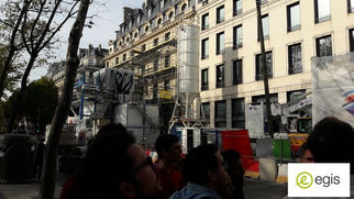 Visite d'Haussmann - Saint Lazare : Projet Éole - Egis