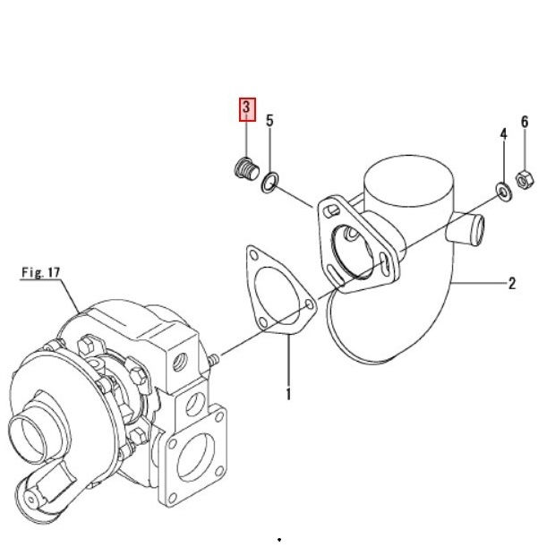Thumbnail: EXHAUST ELBOW - 129673-13552