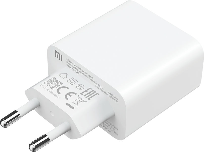 Caricabatterie da parete Xiaomi Mi 33W (Type-A+Type-C) Eu Bhr4996Gl