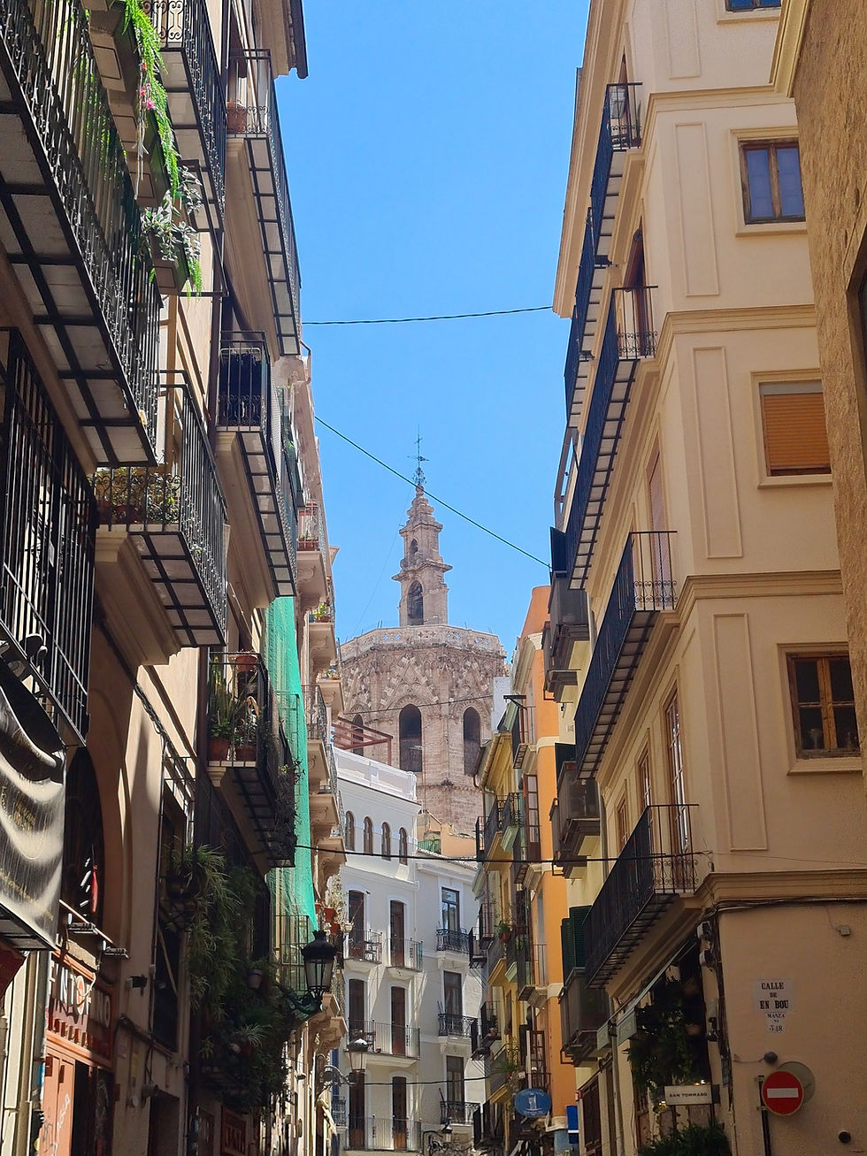 Valencia El Carmen historic city center