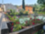 ponte de madeira em Borghetto Sul Mincio