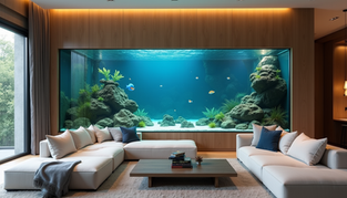 How We Design Monster Fish Tanks in Pune Homes