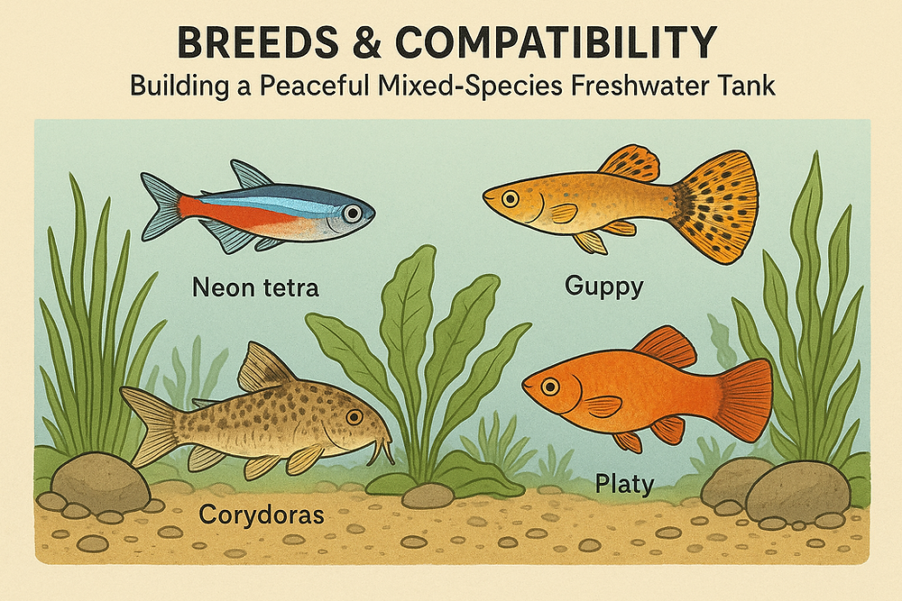 Fish Combo Breeds & Compatibility: Building a Peaceful Mixed-Species Freshwater Tank