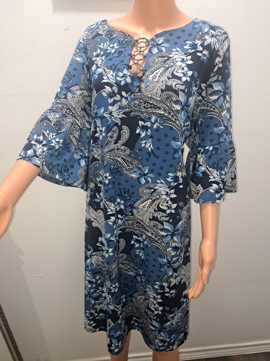 Thumbnail: Paisley & Floral Tunic Shirt Dress