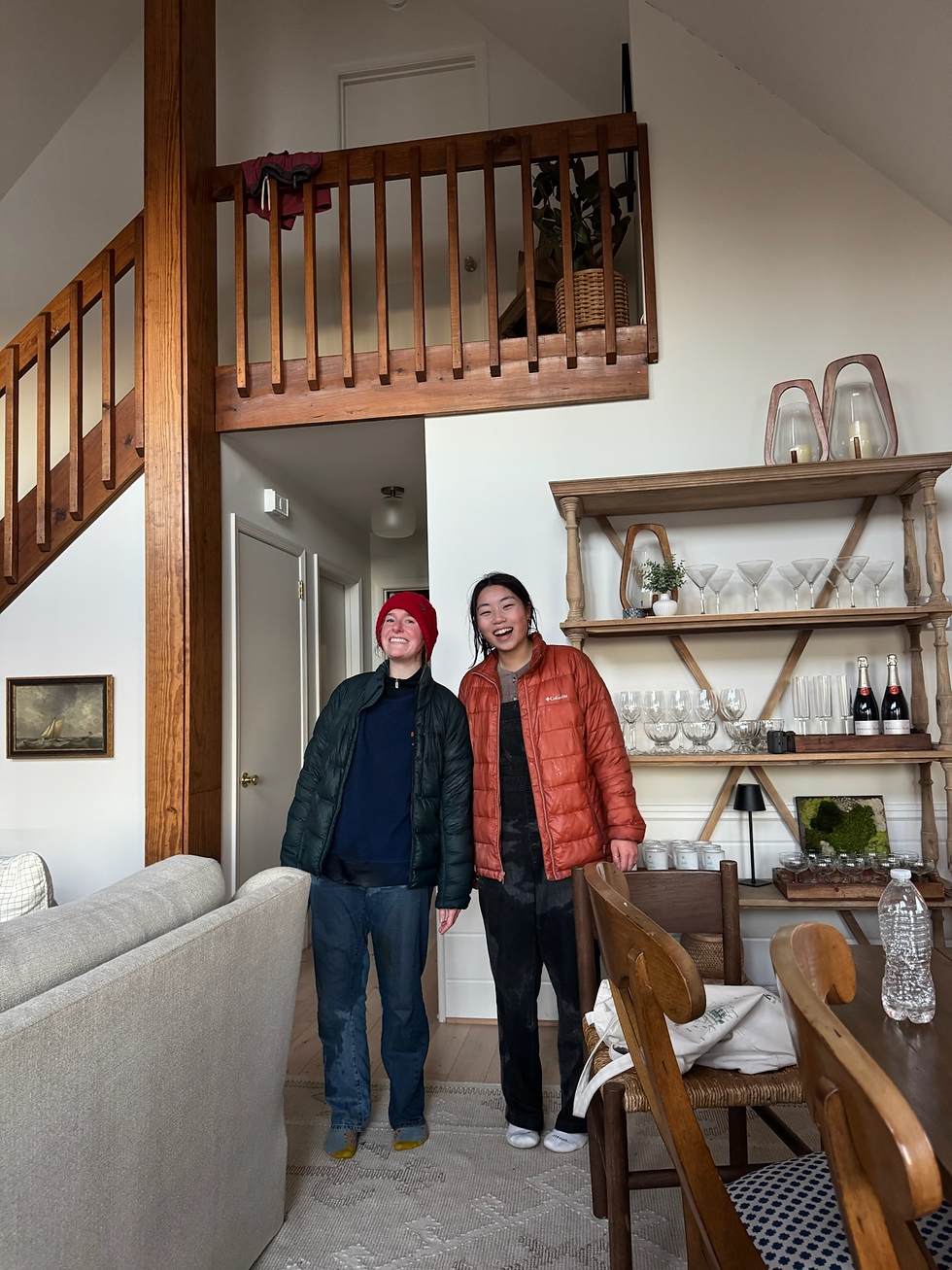 The aftermath of a VERY wet and cold (and AWESOME) boat ride back from fishing