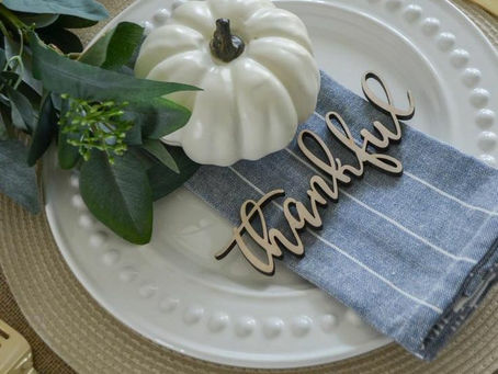 Thanksgiving Table Settings