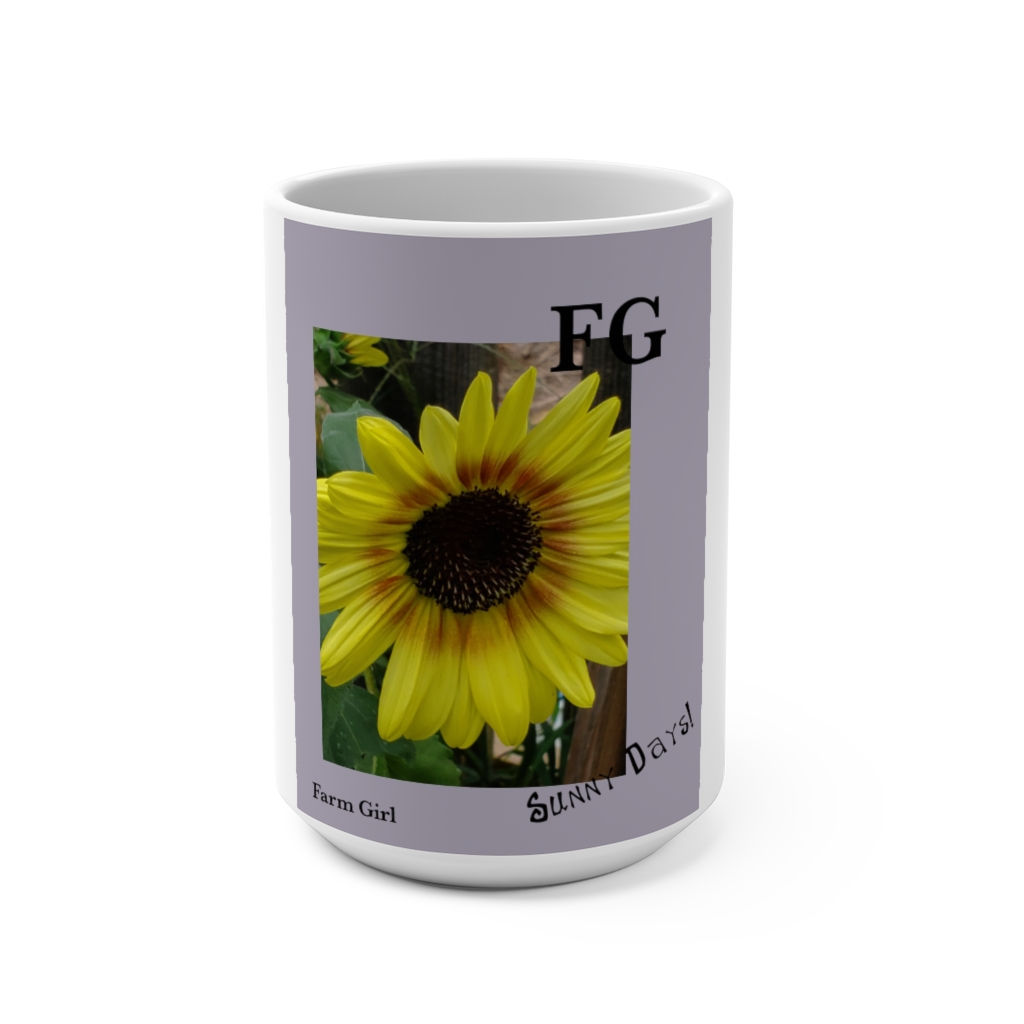Mug 15oz Sunflower