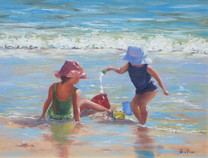 New Friends, oil, 52.5 x 62.5cm