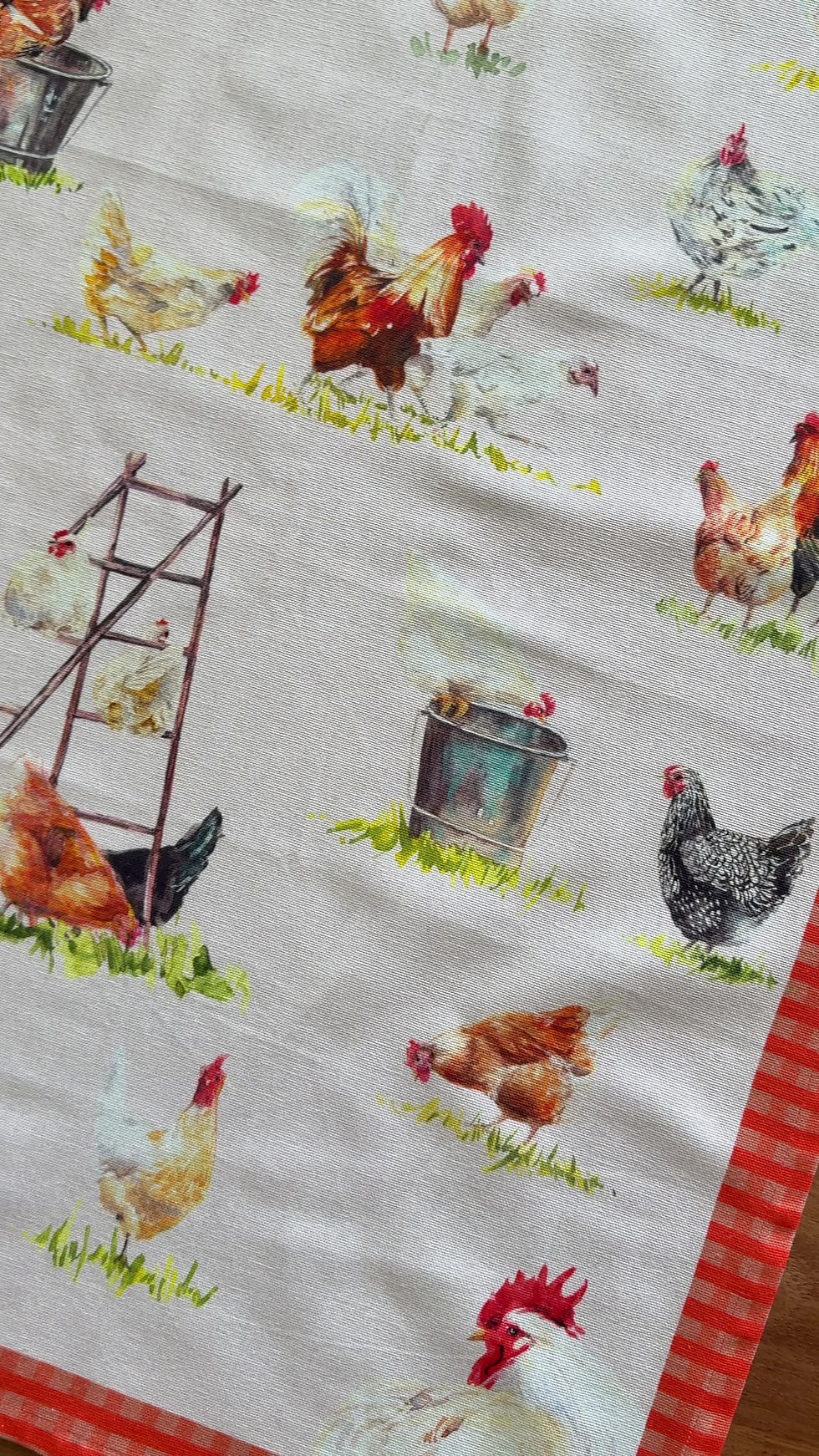 Thumbnail: close up of the tea towel design
