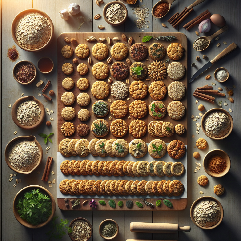 Savory Oats Cookie Bites