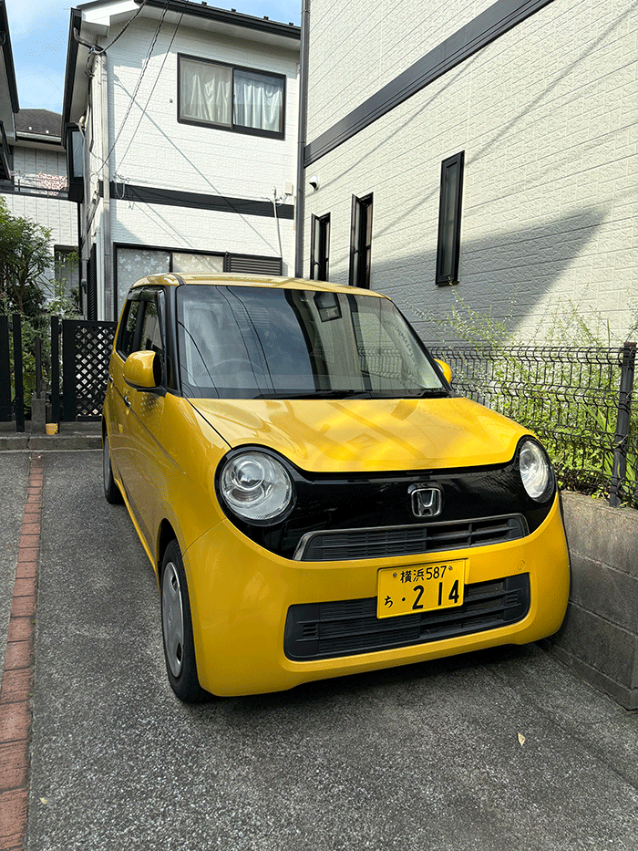 黄色車01.gif