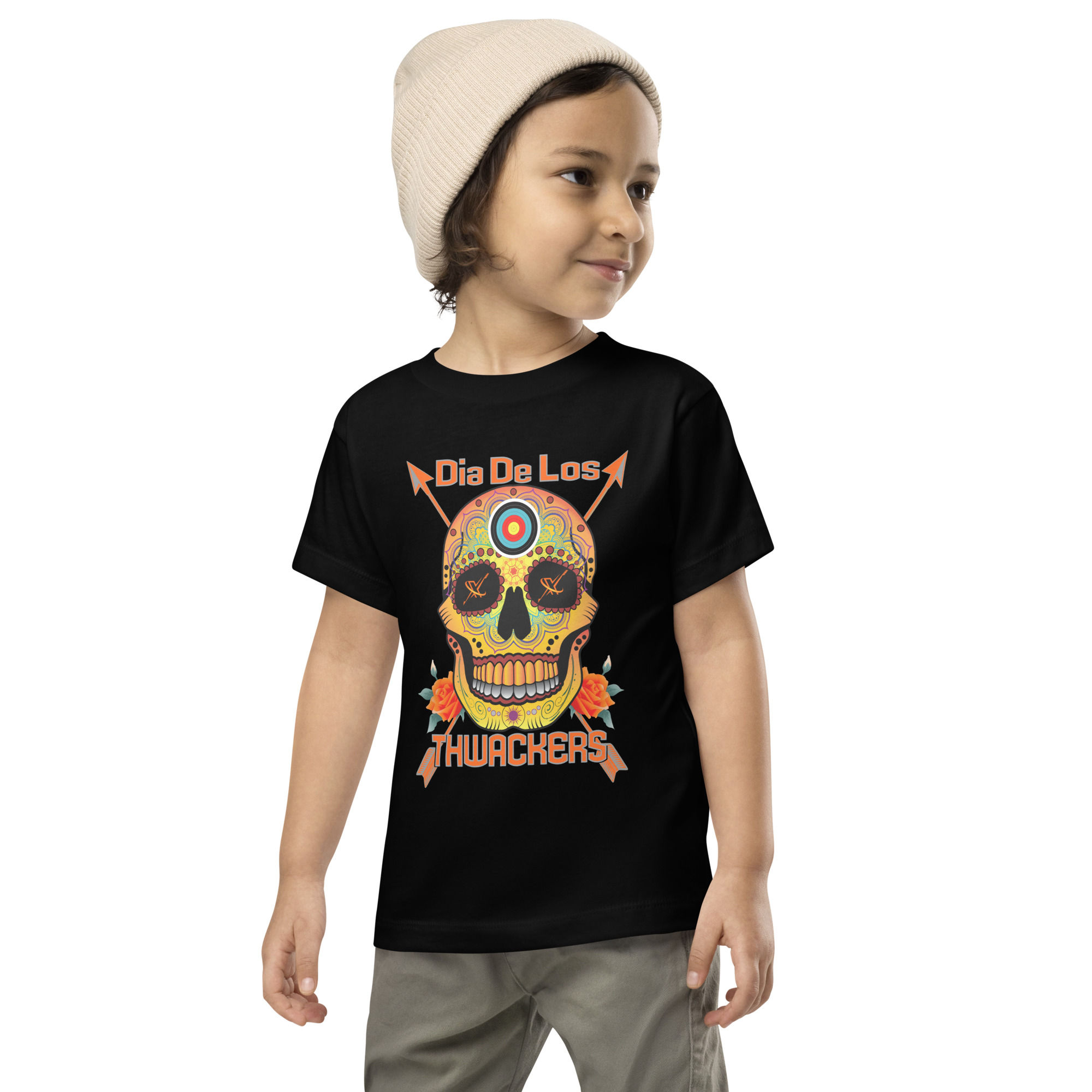Thwack Life Dia De Los Thwackers Toddler Short Sleeve Tee