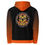 Thumbnail: Black and Orange Thwack Life Hoodie with Sugar Skull