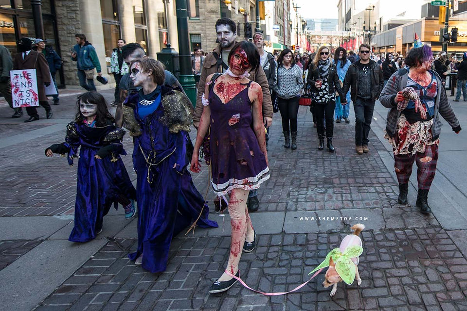 Zombie Walk 2016. Calgary