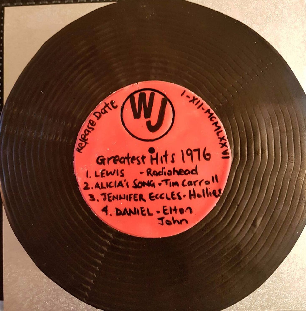 Record stack cake