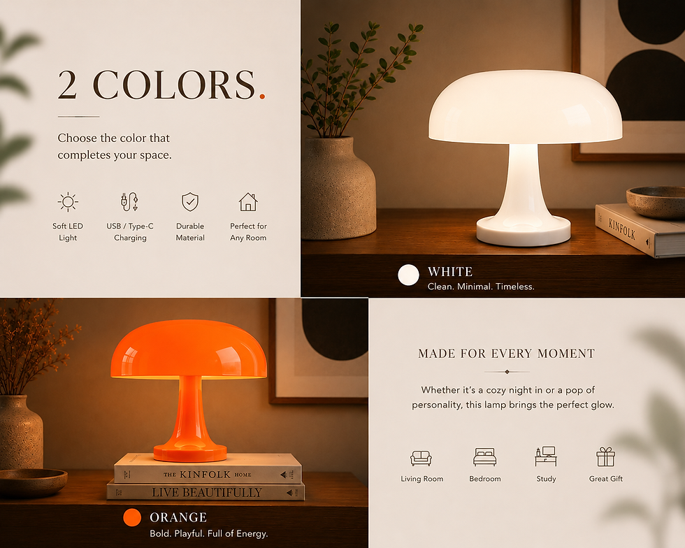 Thumbnail: Noma Ambient Mushroom Lamp