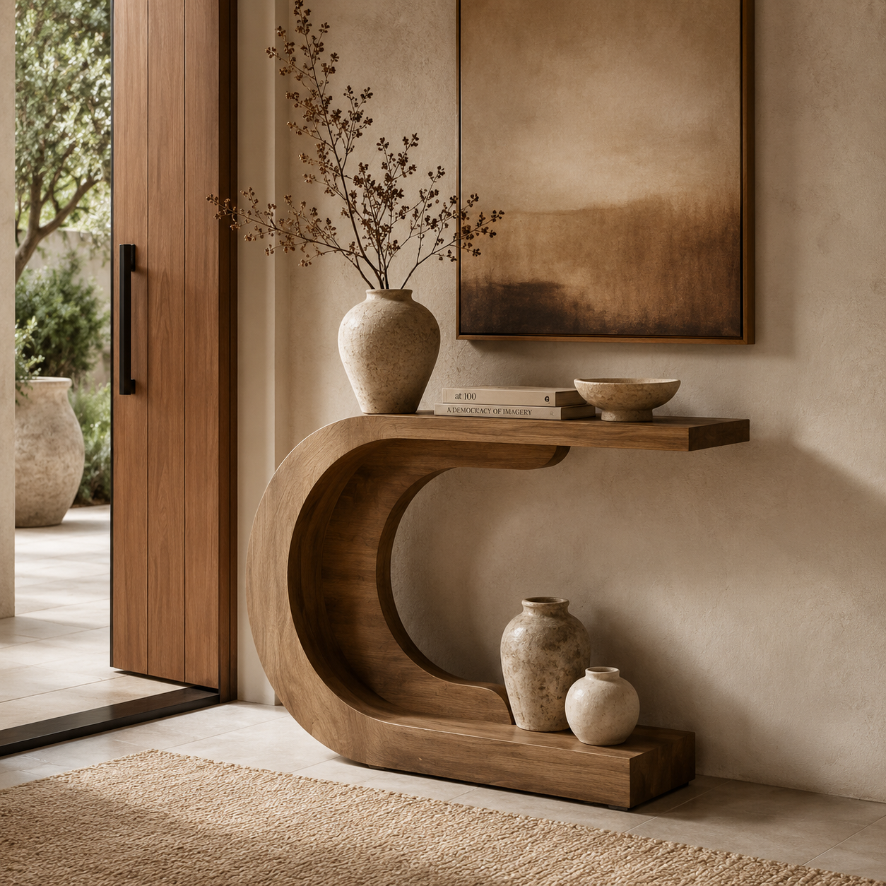 Slowhouse Sculptural Console Table