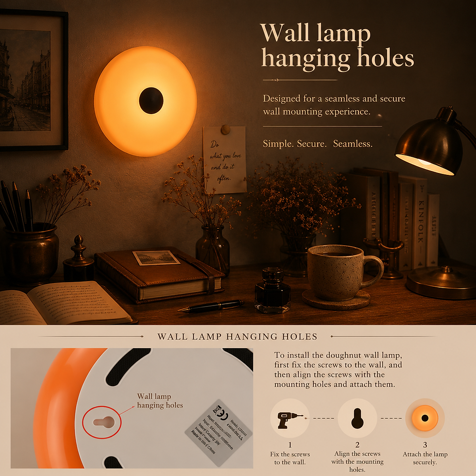 Thumbnail: Halo Donut Touch Lamp