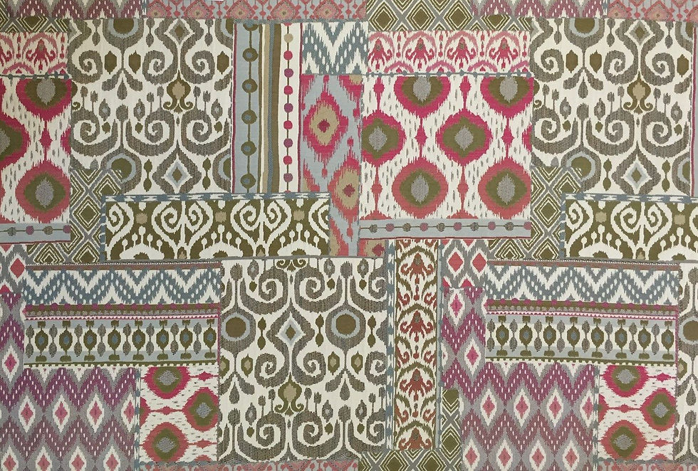 Modern Moroccan Sangri Patchwork