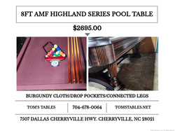 8FT AMF HIGHLAND SERIES