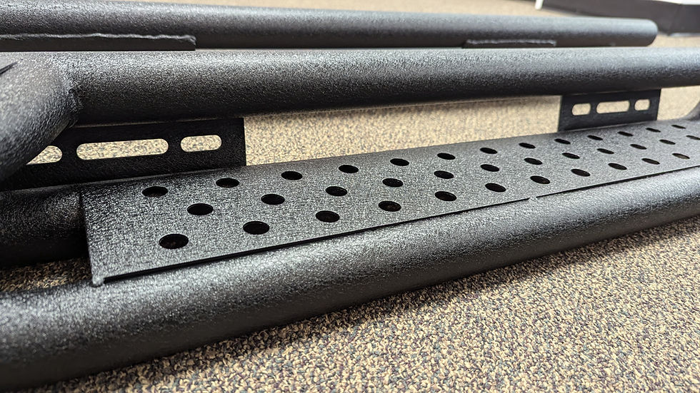 Thumbnail: 2019-2025 GMC/Chev Sierra/Silverado 1500  6 Inch wide Black Running Boards