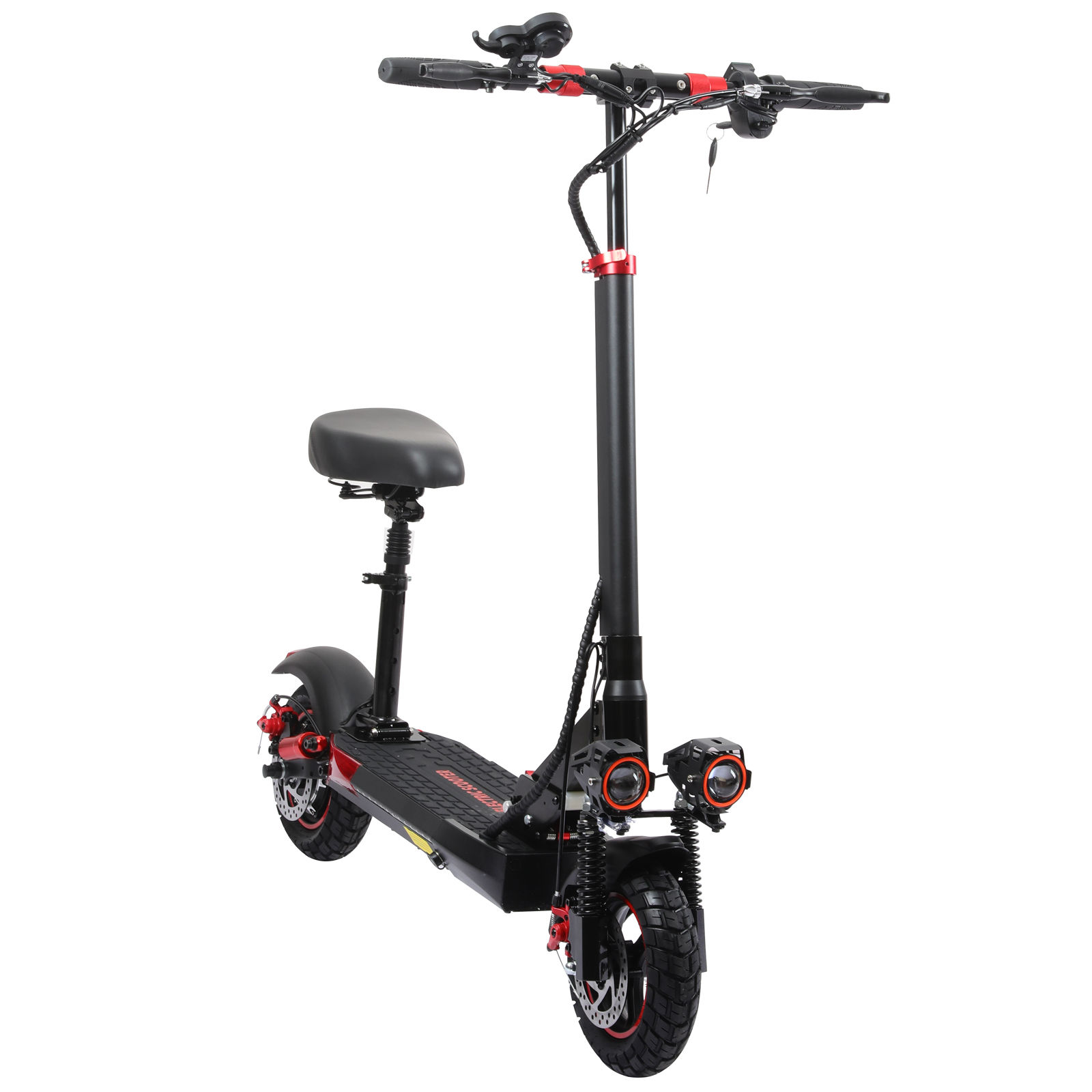 Foldable Electric Scooter with seat & 10 inch wheels