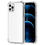 Thumbnail: iPhone with transparent shockproof TPU case, showing raised bumper edges and full-screen protection, placed on a flat surface