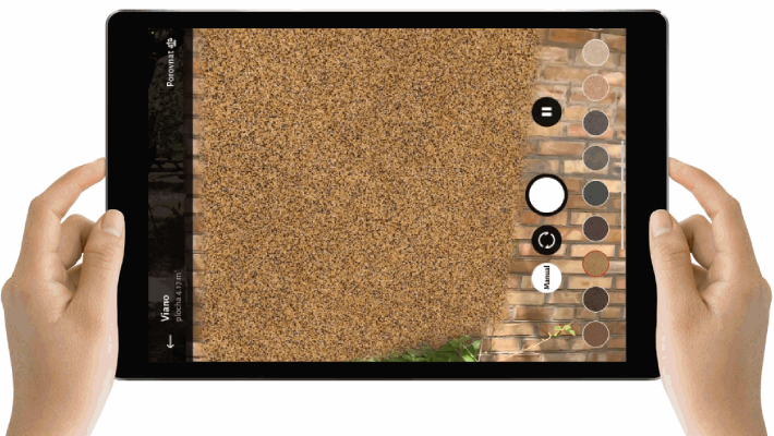 Bacabeton - augmented reality app for concrete wall coatings