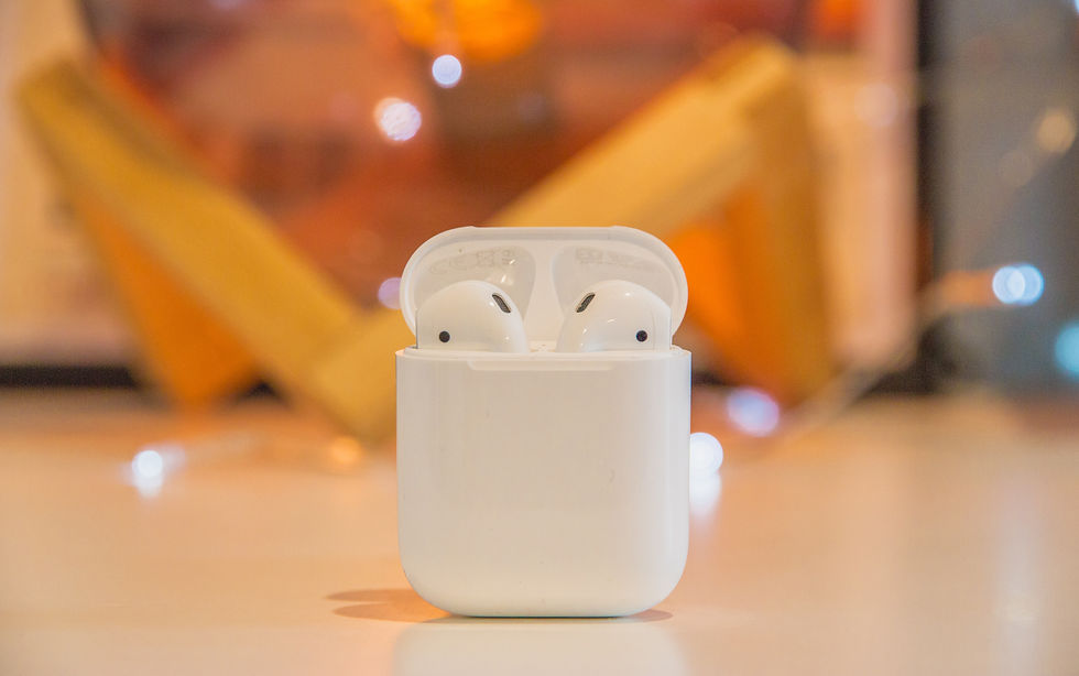 iphone ear pods on a table