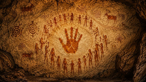 hand print - group