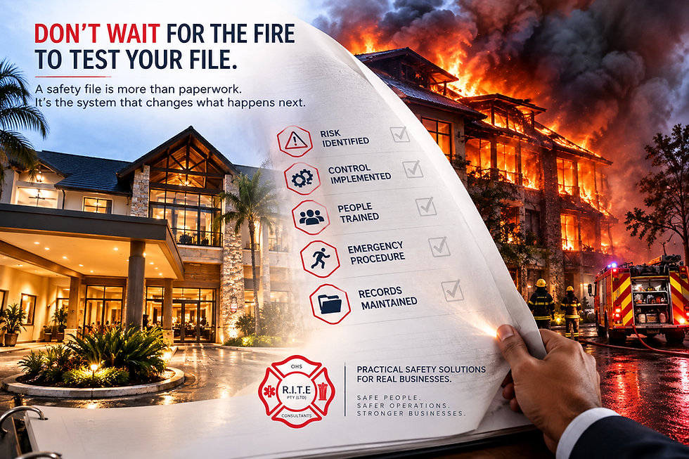 Safety files for hotels, lodges and guesthouses