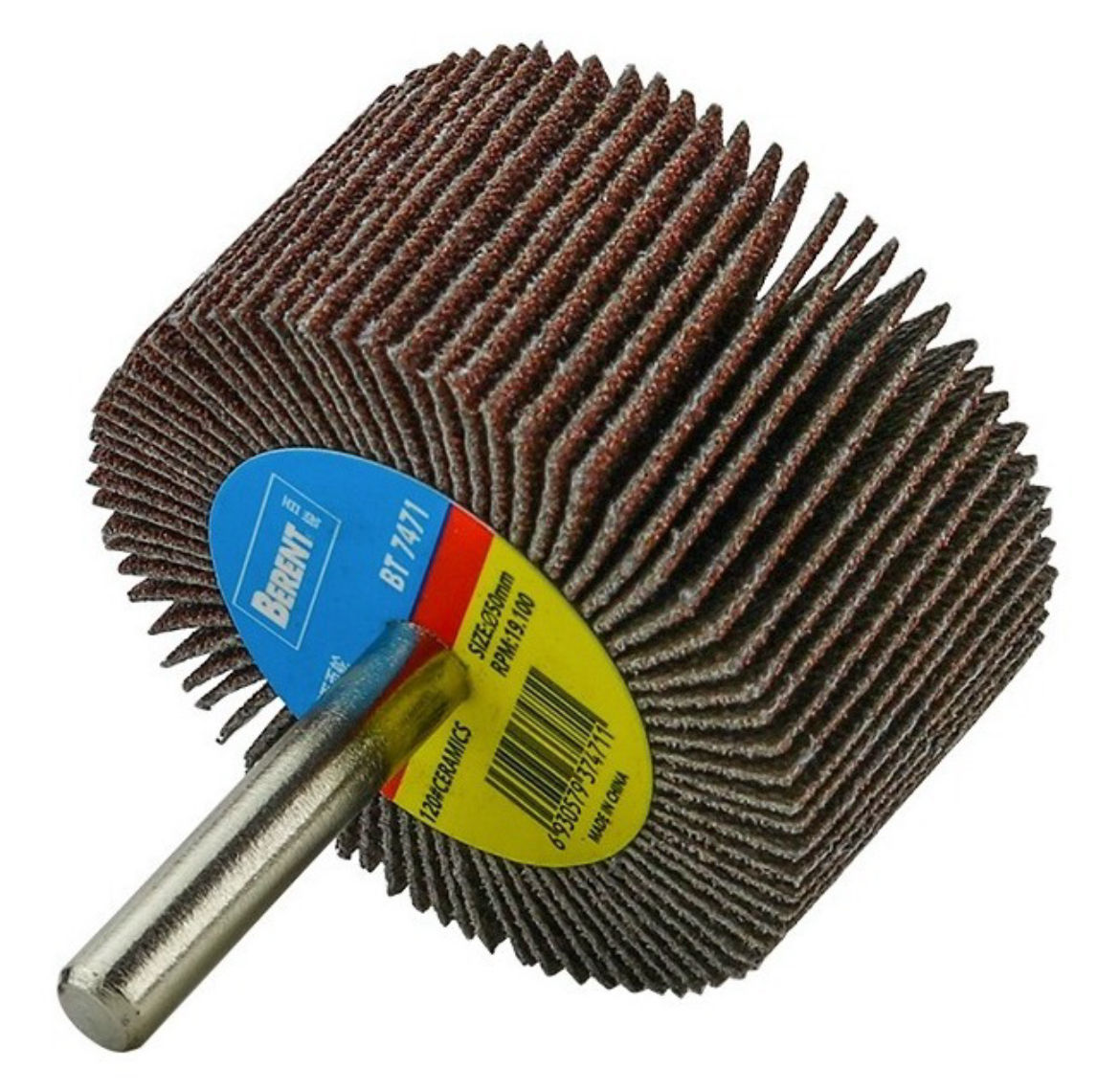 RUEDA FLAP CON VASTAGO 6 mm 50 X 25 GRANO 120