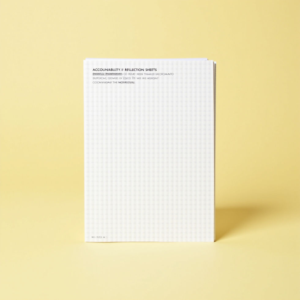 Accountability Reflection Sheets