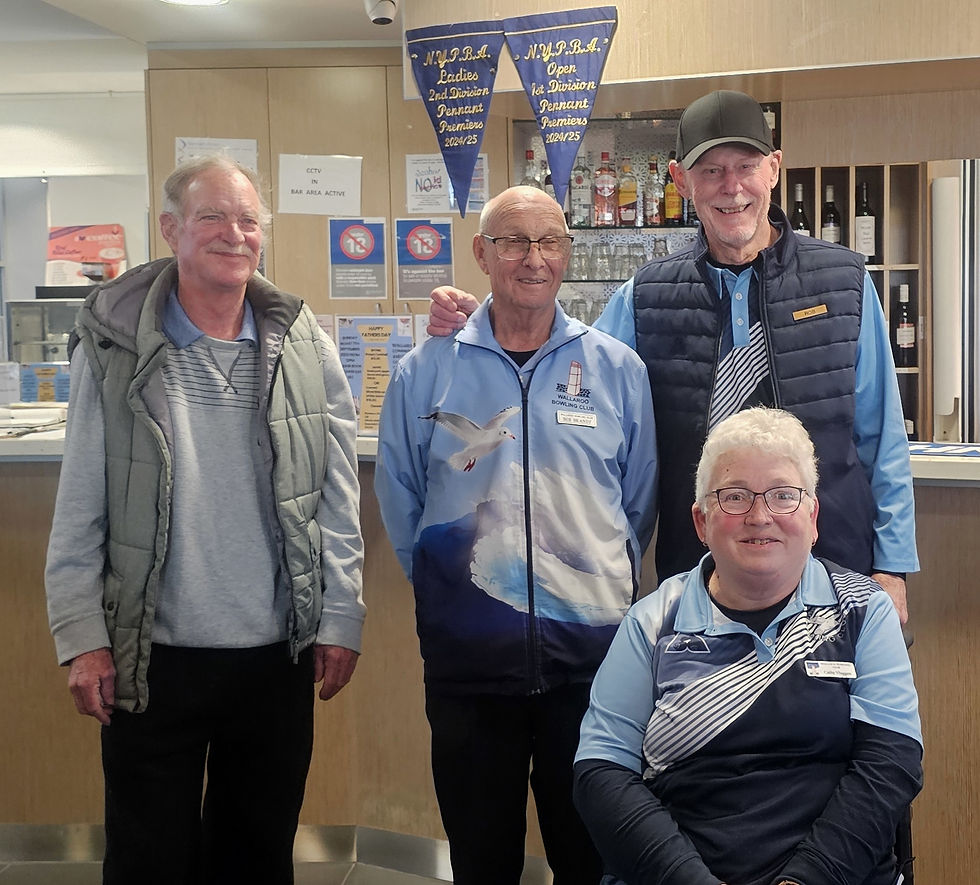 Richard Kent, Bob Brandt, Rob Pryor, Cath Vloggen