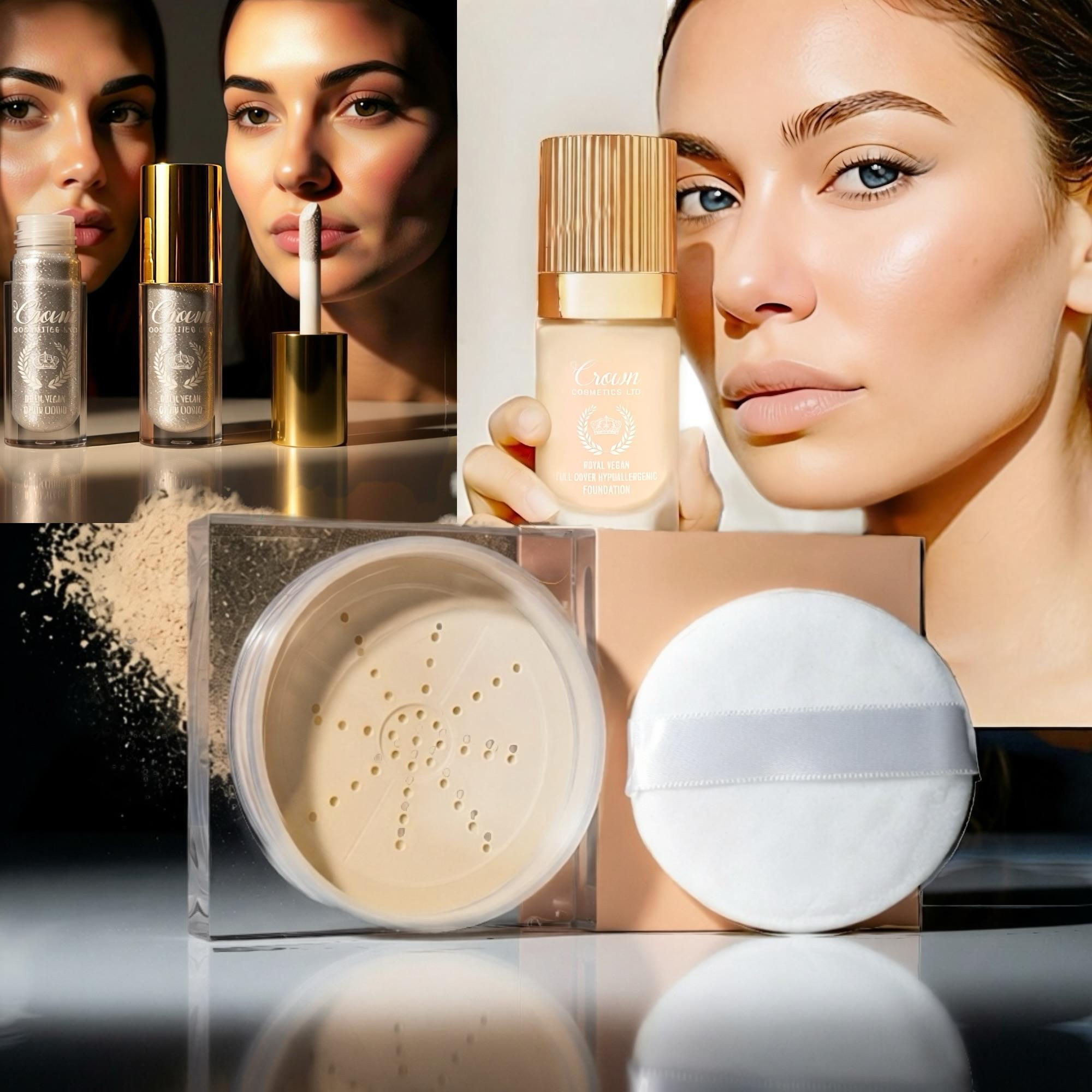 Royal Vegan Anti Allergy HD Loose Powder, Gentle, Soothing, Foundation