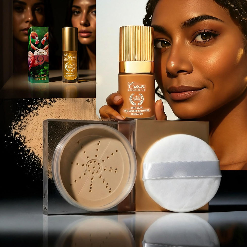 Thumbnail: Royal Vegan Anti Allergy HD Loose Powder, Gentle, Soothing, Foundation