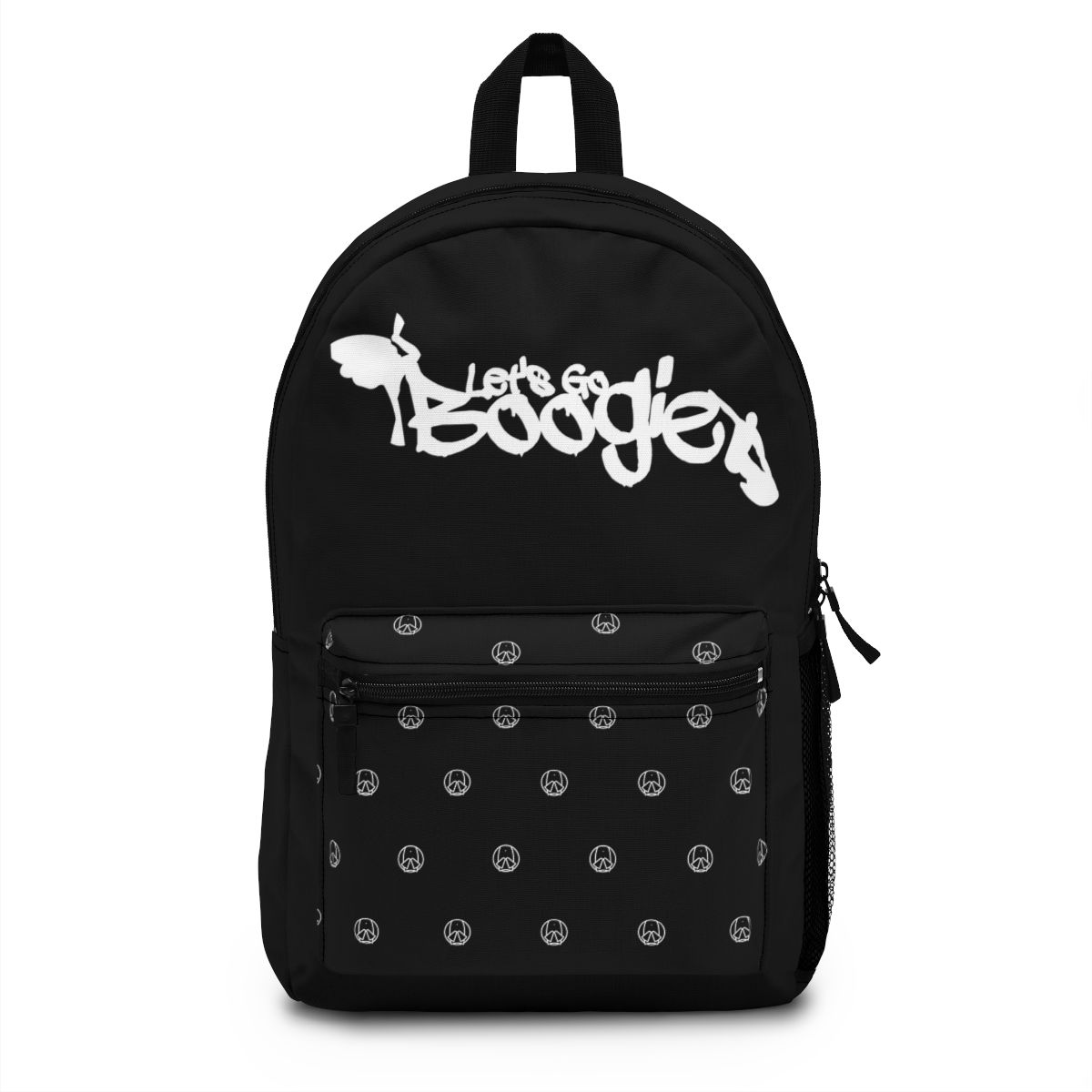 Dk_invert Black Backpack #School