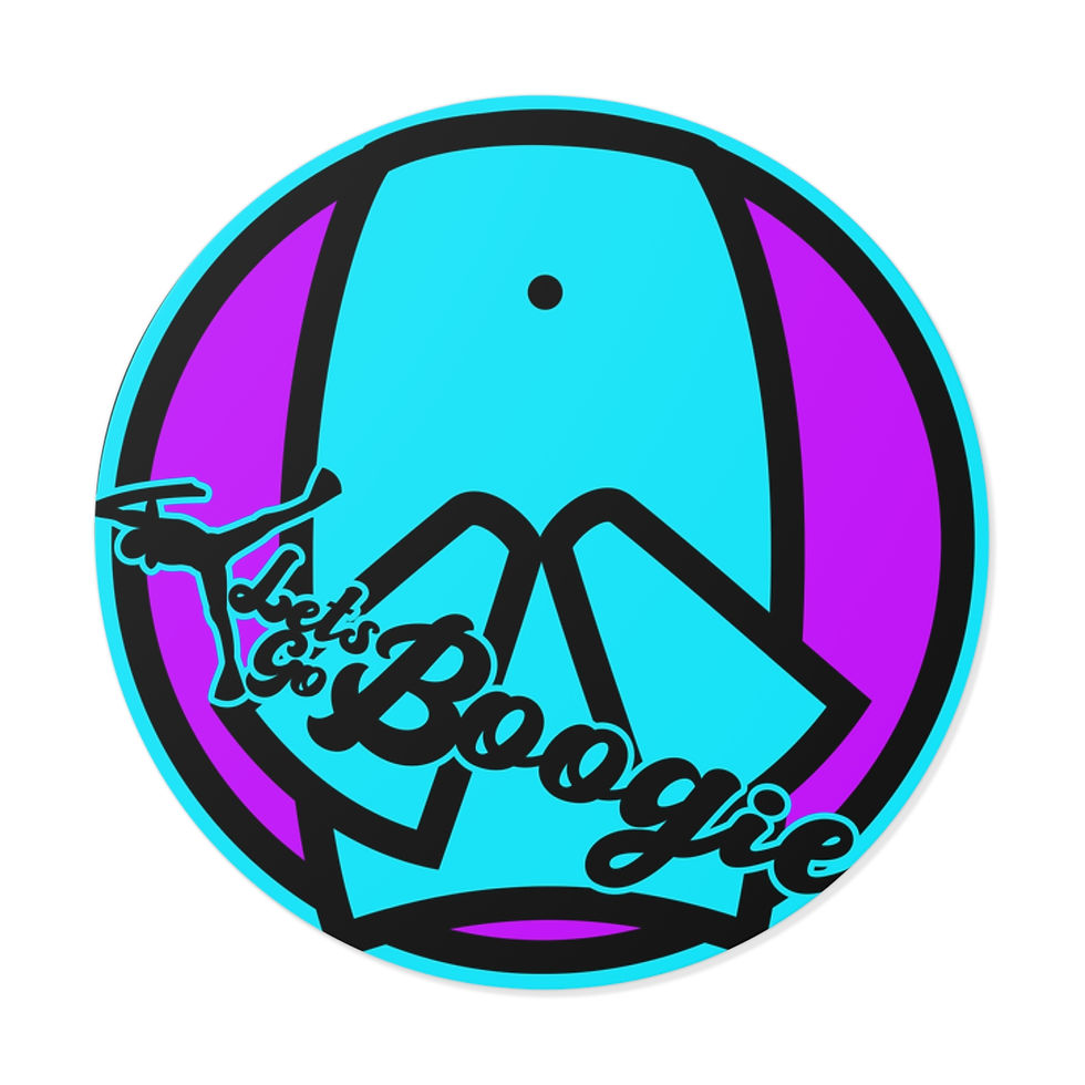 Invert Retro Round Vinyl Stickers