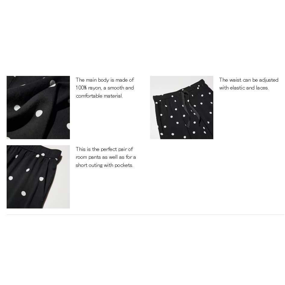 Thumbnail: UniQlo Rayon Print Long Pants 484740 Japan Best Brand
