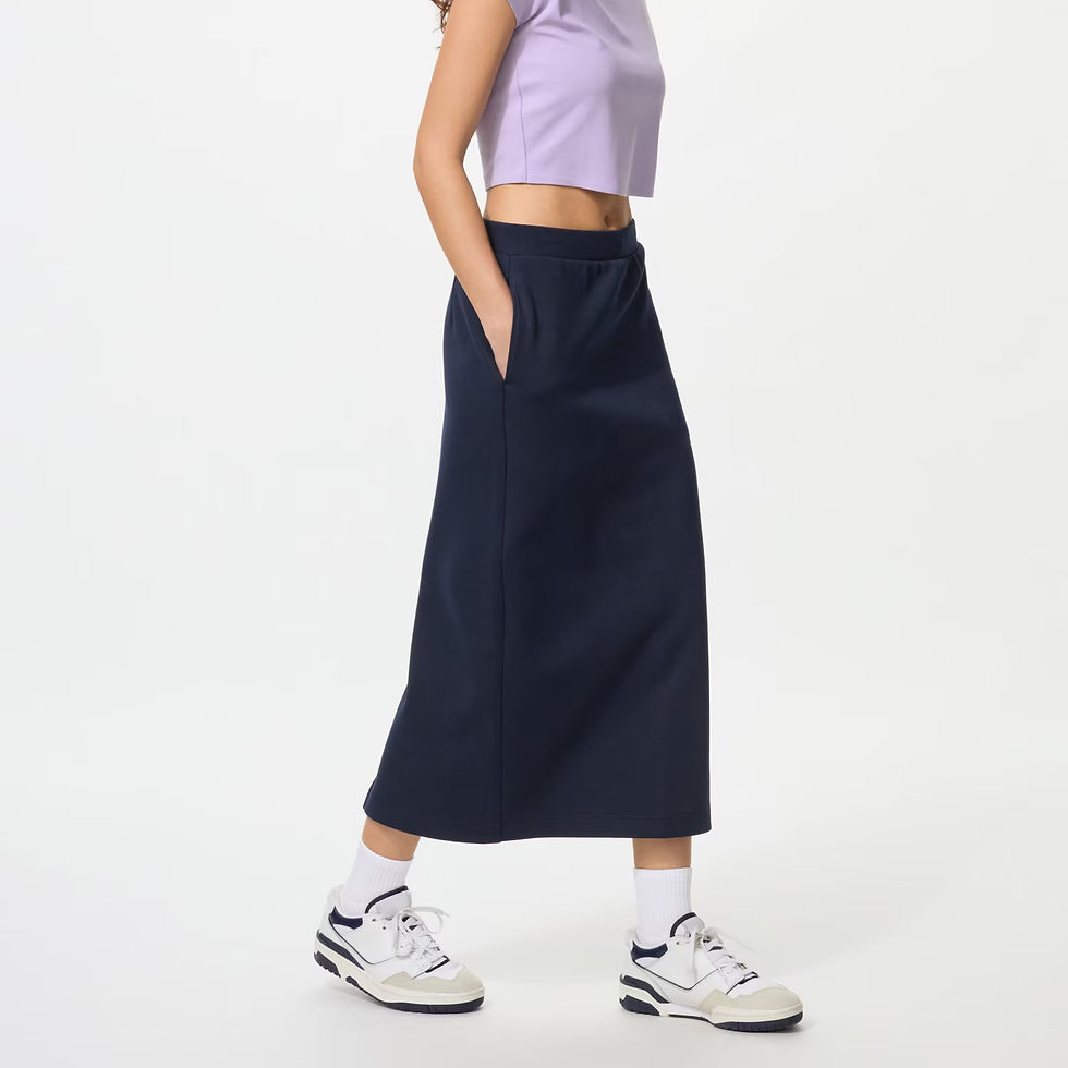 Thumbnail: UniQlo Dry Sweat Narrow Long Skirt 485599