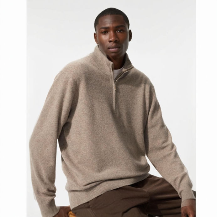 UniQlo Cashmere Half-Zip Sweater 478545