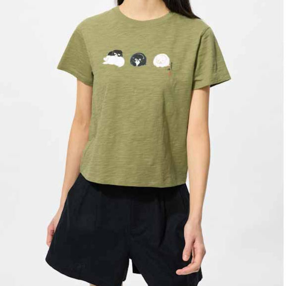 Thumbnail: Wagara Animals UT Short-Length T-Shirt Uniqlo