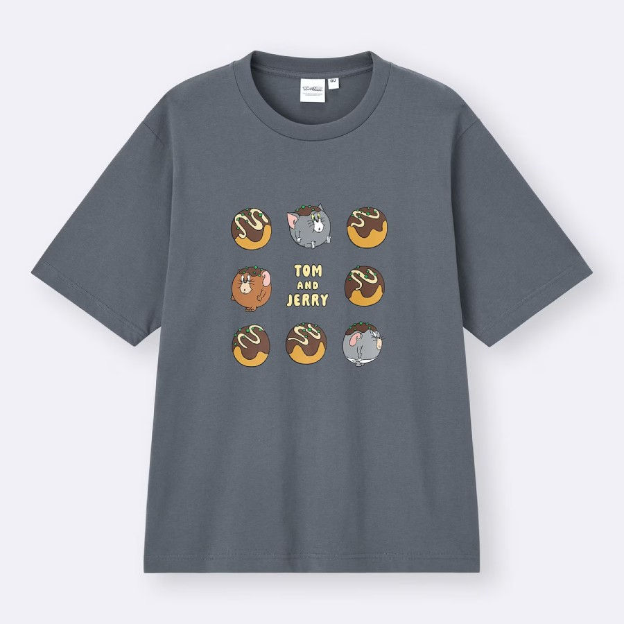 GU Graphic T-Shirt TOM and JERRY 361243 Japan best brand