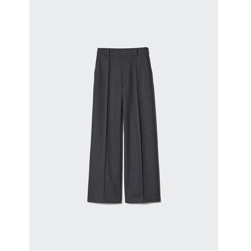 UniQlo Brushed Jersey Wide Pants / Longer Length 479285