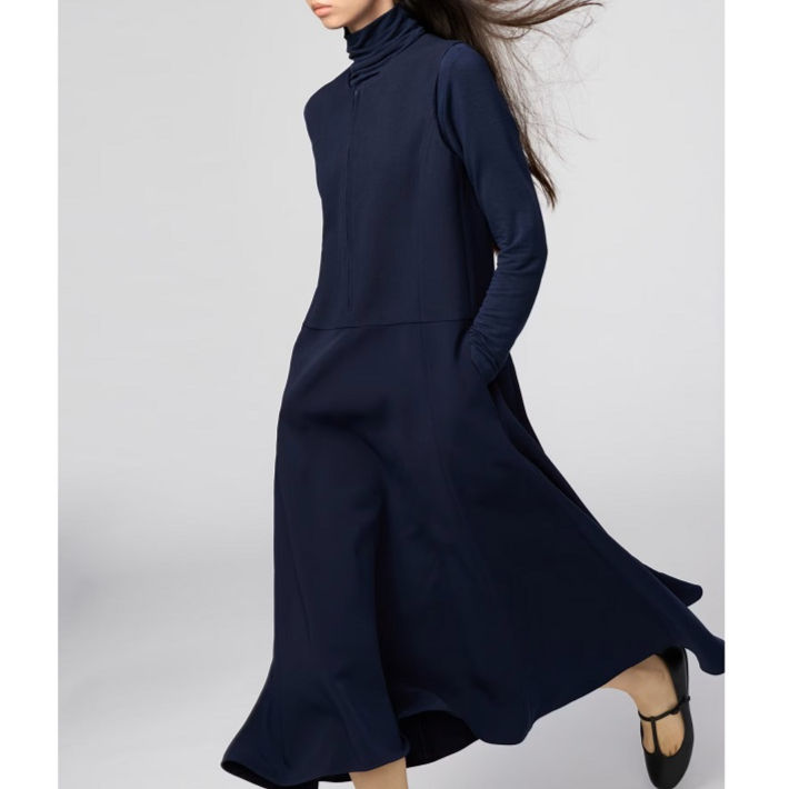 UniQlo Half-Zip Sleeveless Dress 479683