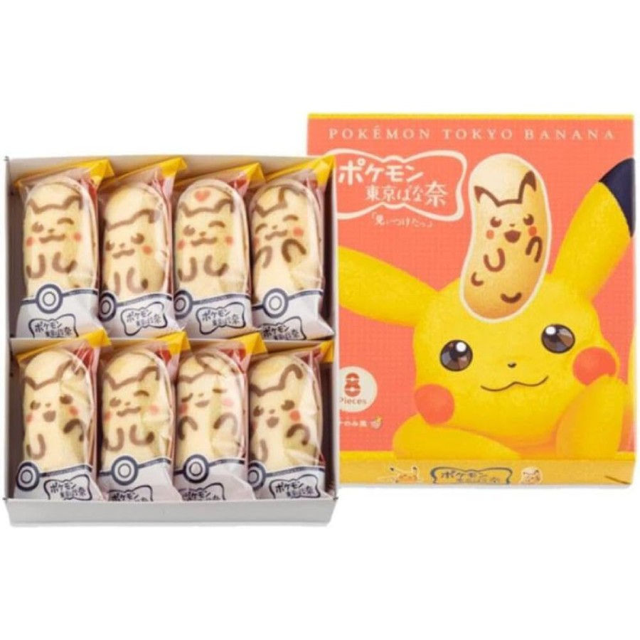 Tokyo Banana Pikachu “Mikita” Banana Flavor, 8 Pieces